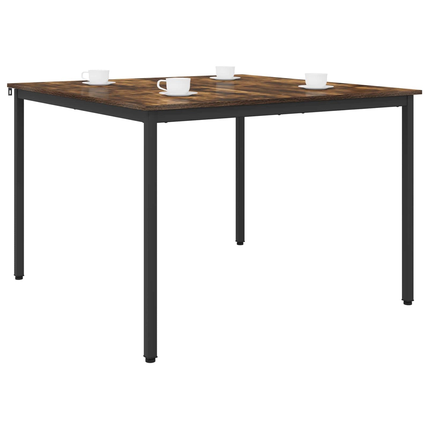 vidaXL Dining Tables 110 x 110 x 75 cm Engineered Wood Smoked Oak