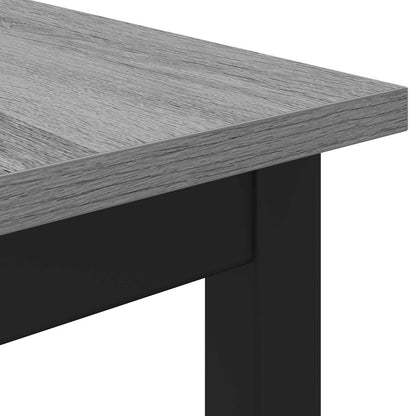 vidaXL Dining Tables 110 x 110 x 75 cm Engineered Wood Grey Sonoma