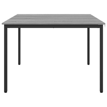 vidaXL Dining Tables 110 x 110 x 75 cm Engineered Wood Grey Sonoma
