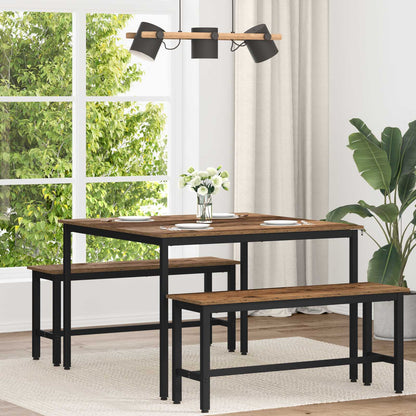 vidaXL Dining Tables 110 x 110 x 75 cm Engineered Wood Oak Wood
