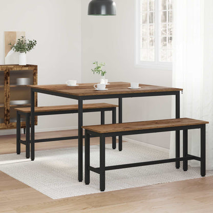 vidaXL Dining Tables 110 x 110 x 75 cm Engineered Wood Oak Wood