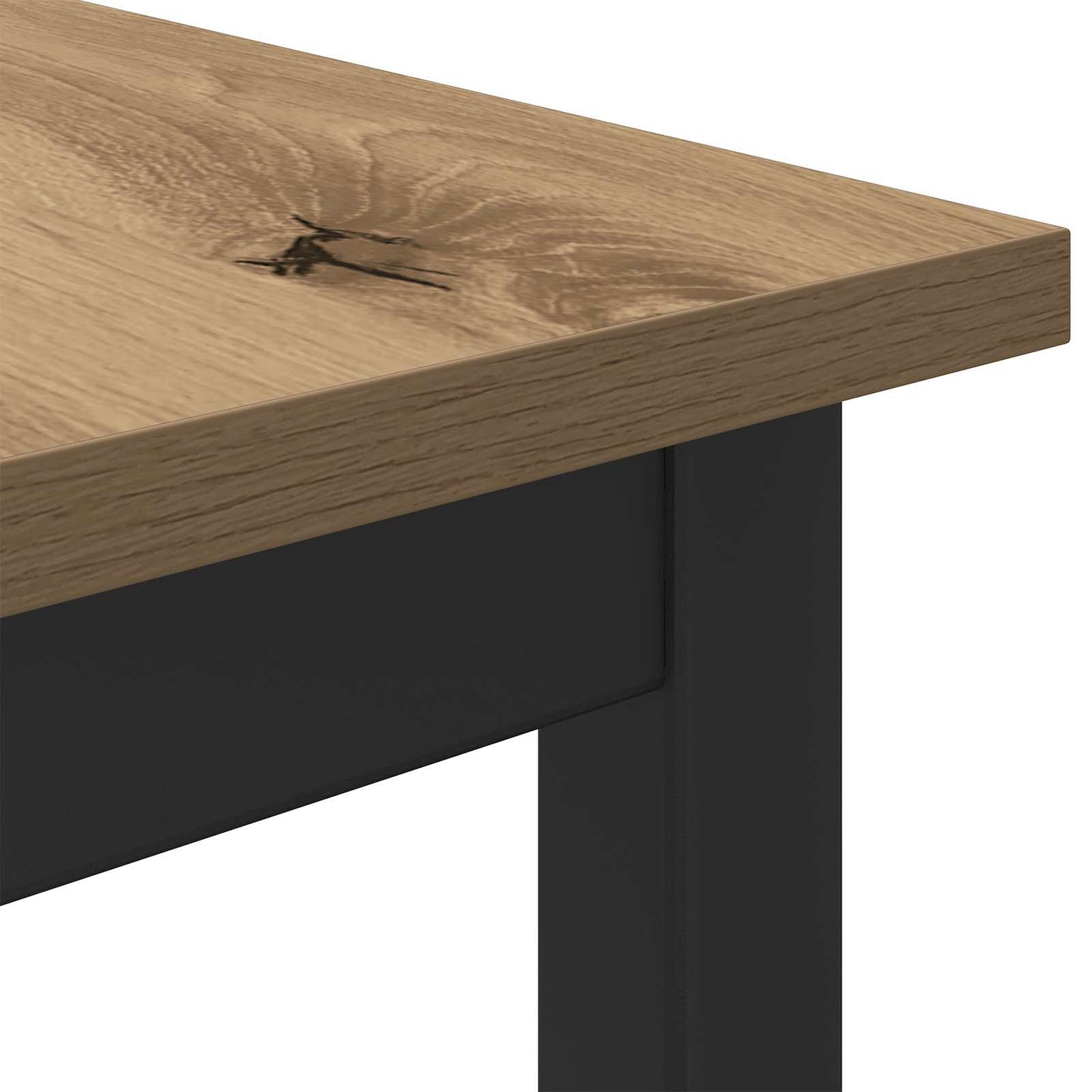 vidaXL Dining Tables 110 x 110 x 75 cm Engineered Wood Artisan Oak