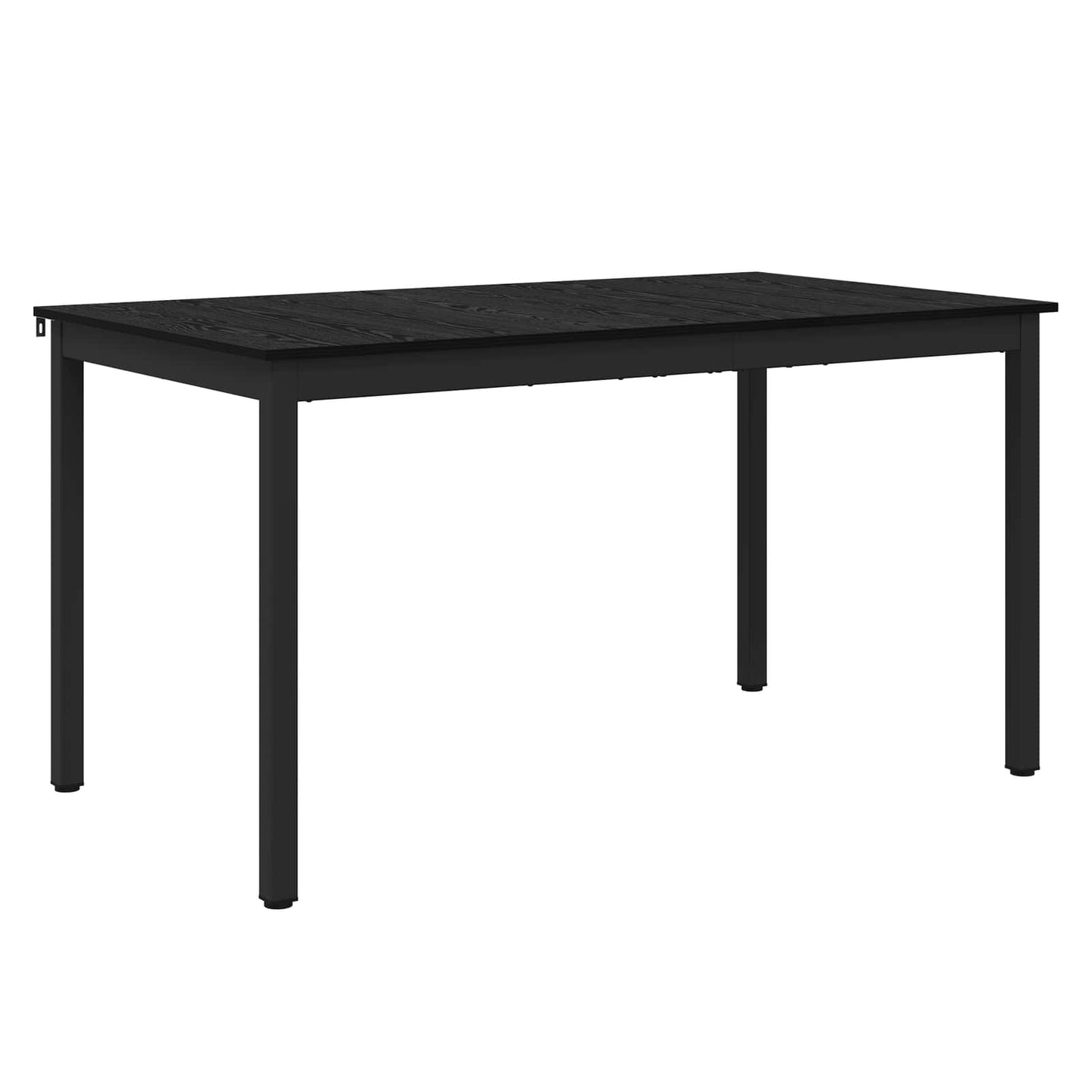 vidaXL Dining Tables 140 x 80 x 75 cm Engineered Wood Black Oak