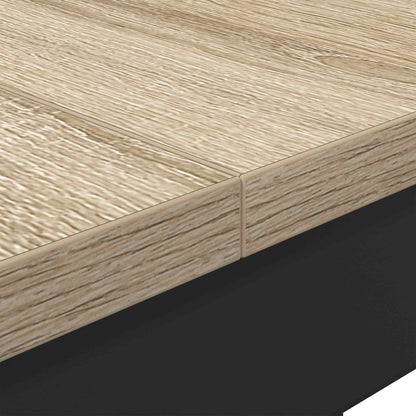 vidaXL Dining Tables 140 x 80 x 75 cm Engineered Wood Sonoma Oak