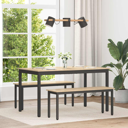 vidaXL Dining Tables 140 x 80 x 75 cm Engineered Wood Sonoma Oak