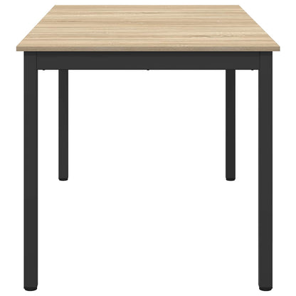 vidaXL Dining Tables 140 x 80 x 75 cm Engineered Wood Sonoma Oak