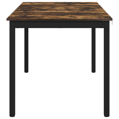 vidaXL Dining Tables 140 x 80 x 75 cm Engineered Wood Smoked Oak