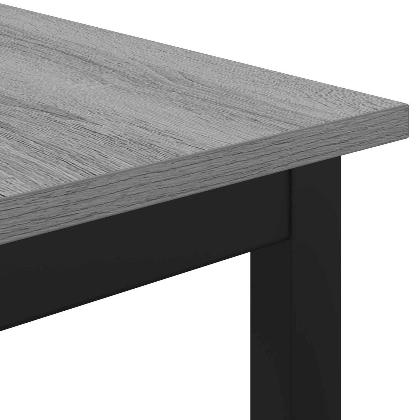 vidaXL Dining Tables 140 x 80 x 75 cm Engineered Wood Grey Sonoma