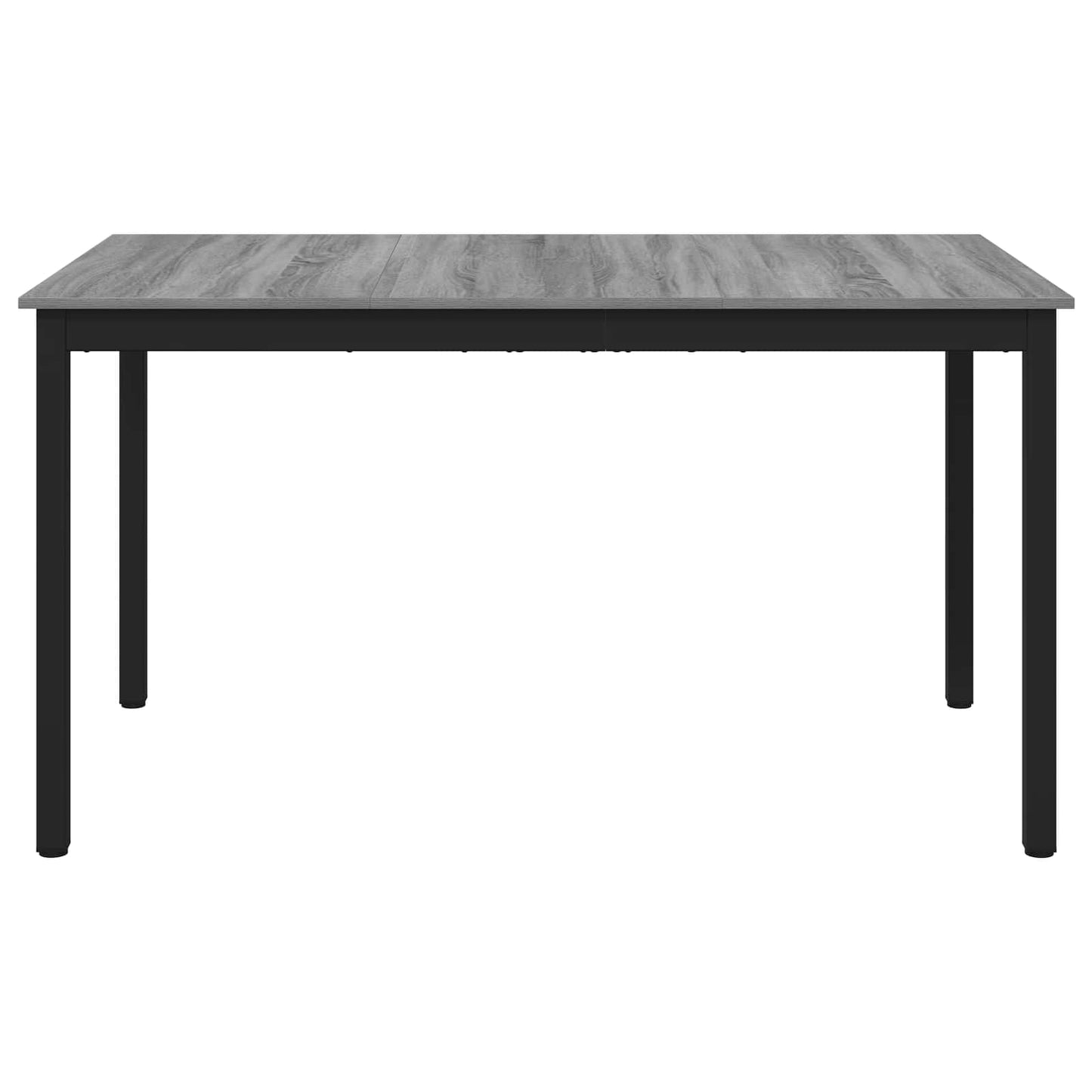 vidaXL Dining Tables 140 x 80 x 75 cm Engineered Wood Grey Sonoma