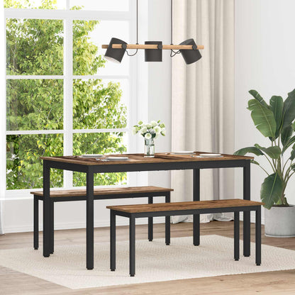 vidaXL Dining Tables 140 x 80 x 75 cm Engineered Wood Oak Wood
