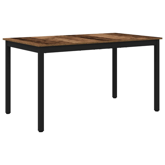 vidaXL Dining Tables 140 x 80 x 75 cm Engineered Wood Old Wood