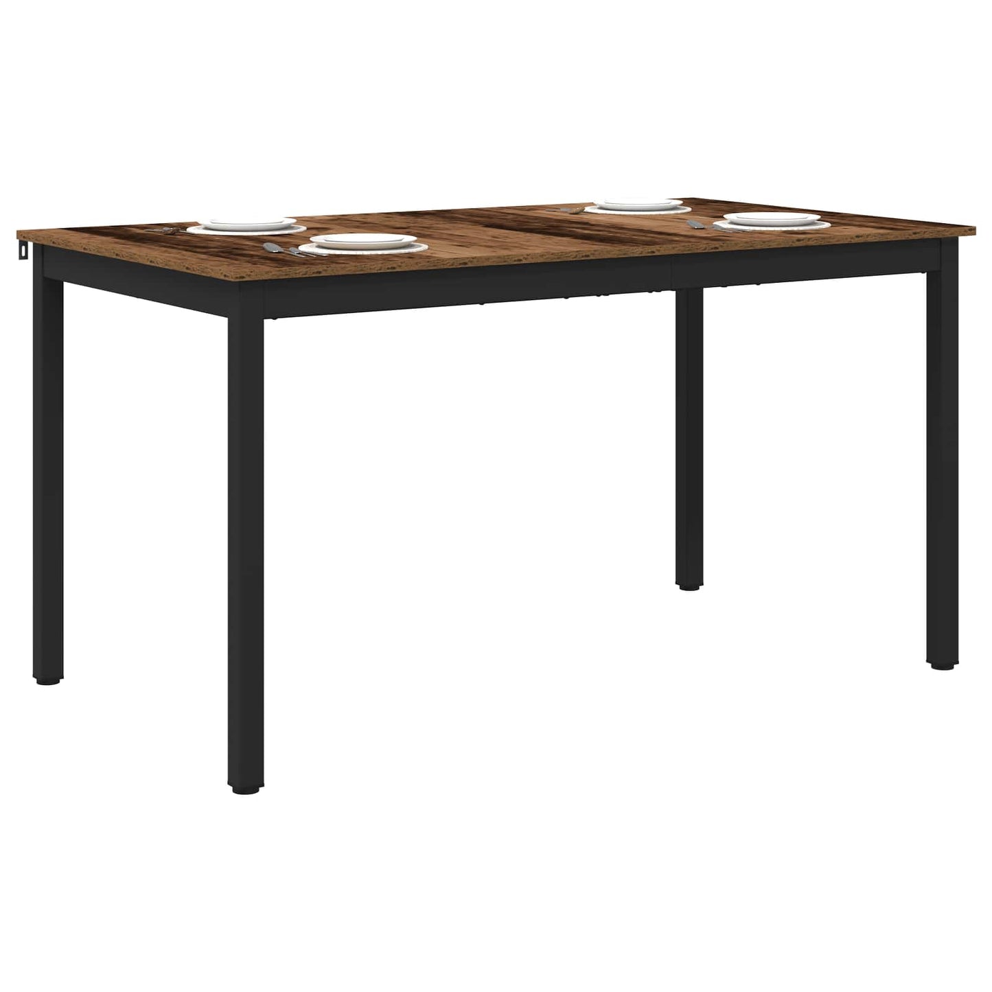 vidaXL Dining Tables 140 x 80 x 75 cm Engineered Wood Oak Wood