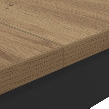 vidaXL Dining Tables 140 x 80 x 75 cm Engineered Wood Artisan Oak