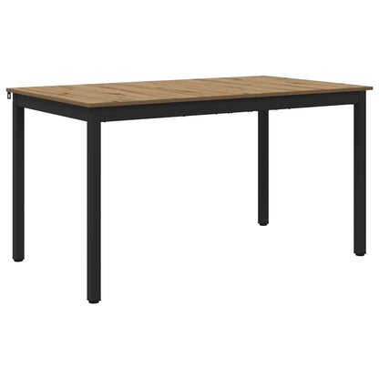 vidaXL Dining Tables 140 x 80 x 75 cm Engineered Wood Artisan Oak