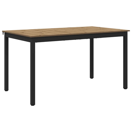 vidaXL Dining Tables 140 x 80 x 75 cm Engineered Wood Artisan Oak