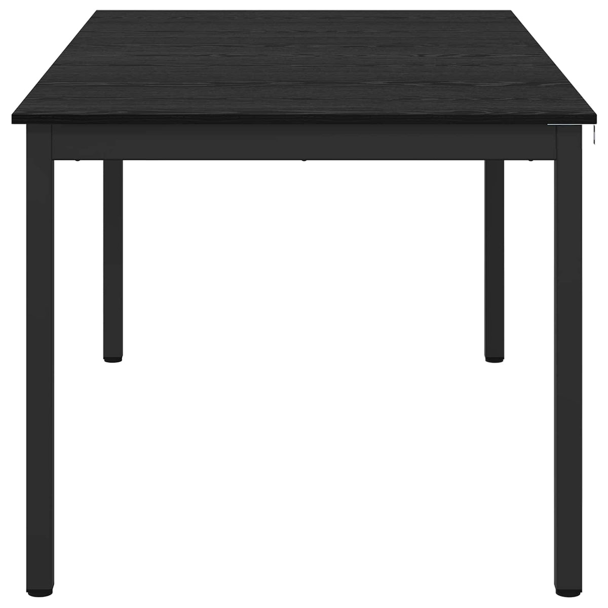 vidaXL Dining Tables 150 x 90 x 75 cm Engineered Wood Black Oak