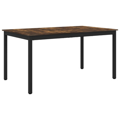 vidaXL Dining Tables 150 x 90 x 75 cm Engineered Wood Smoked Oak