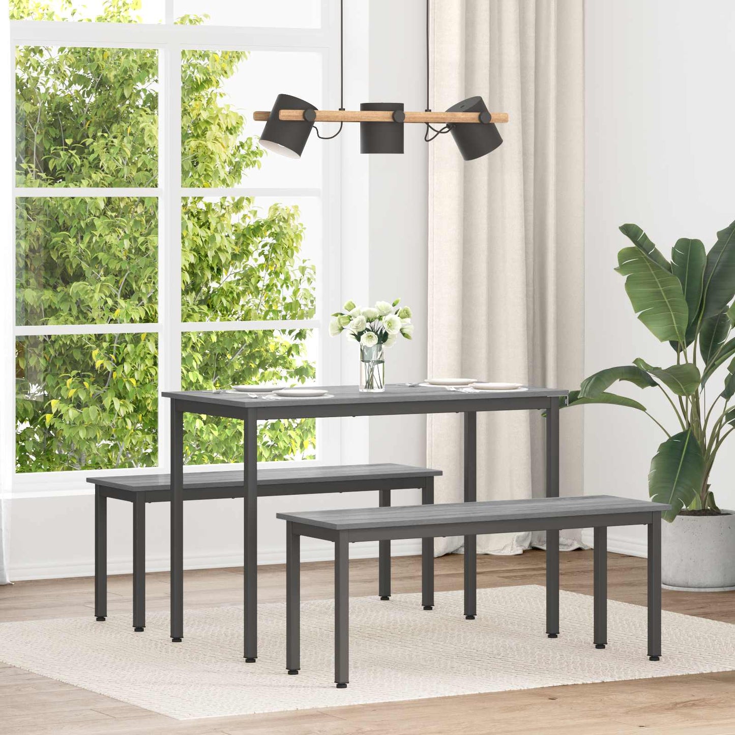 vidaXL Dining Tables 150 x 78 x 75 cm METAL