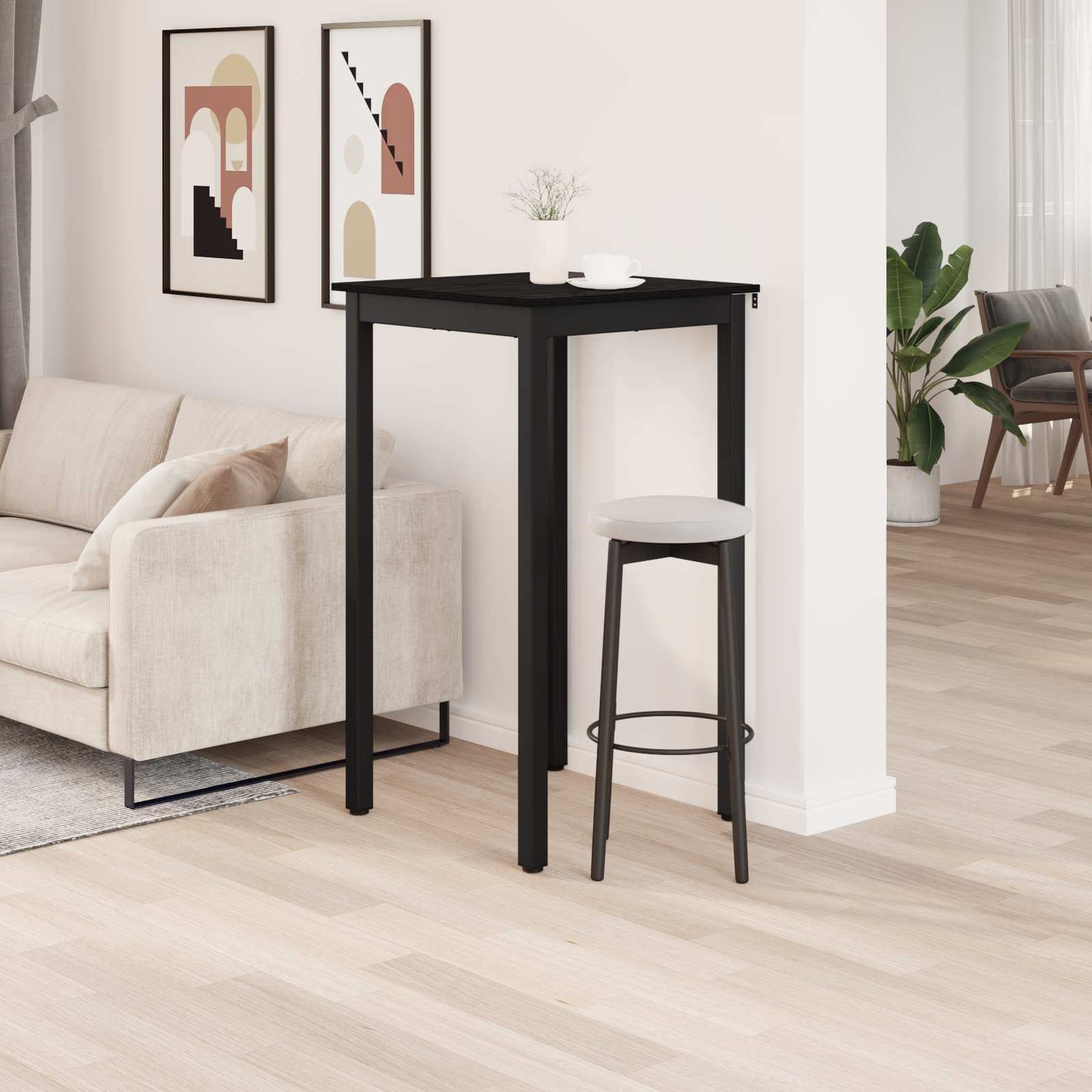 vidaXL Standing Bar Table Engineered Wood