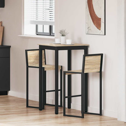 vidaXL Standing Bar Table Engineered Wood Square