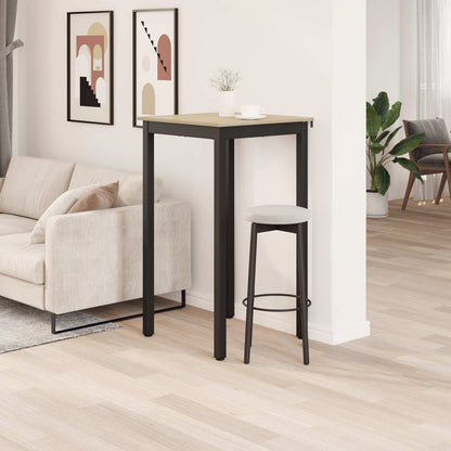 vidaXL Standing Bar Table Engineered Wood Square