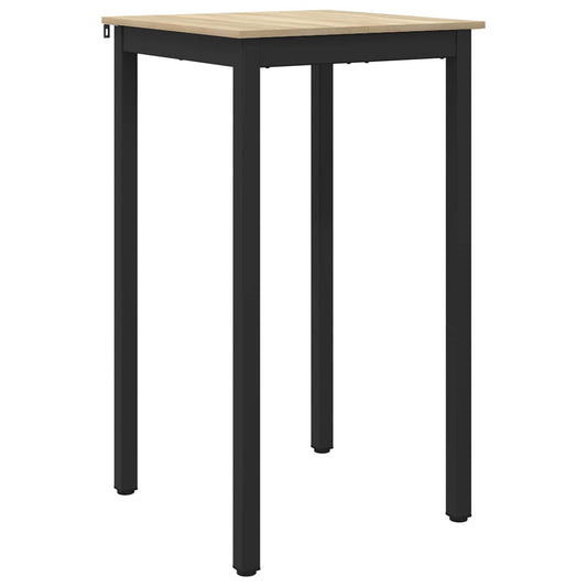 vidaXL Standing Bar Table Engineered Wood Square