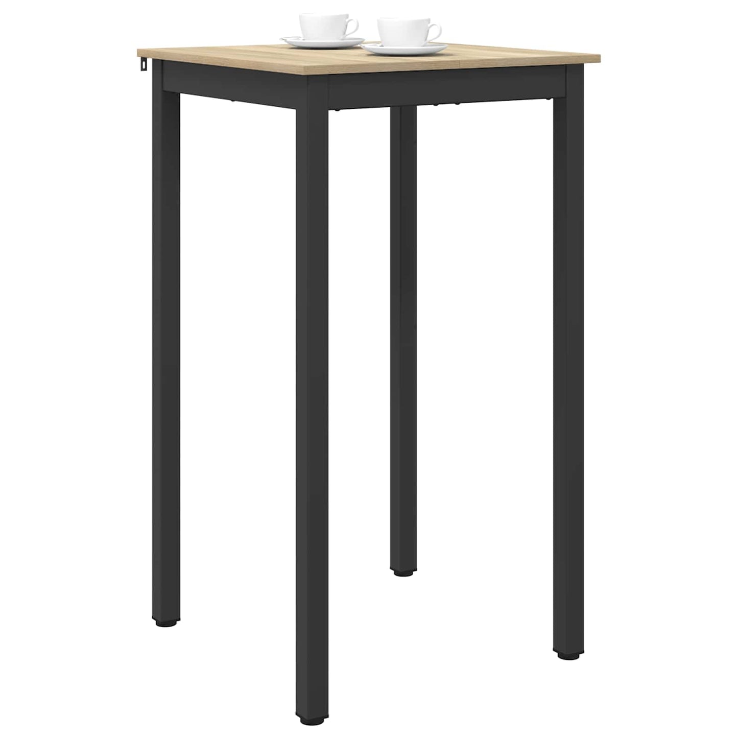 vidaXL Standing Bar Table Engineered Wood Square