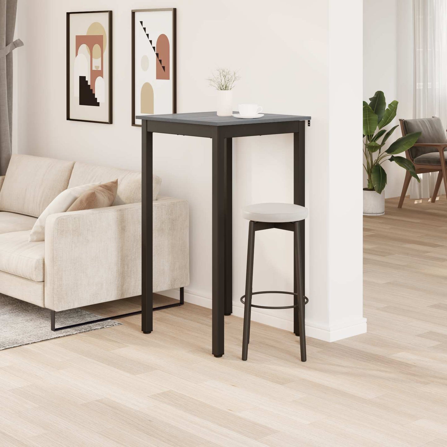 vidaXL Standing Bar Table Engineered Wood