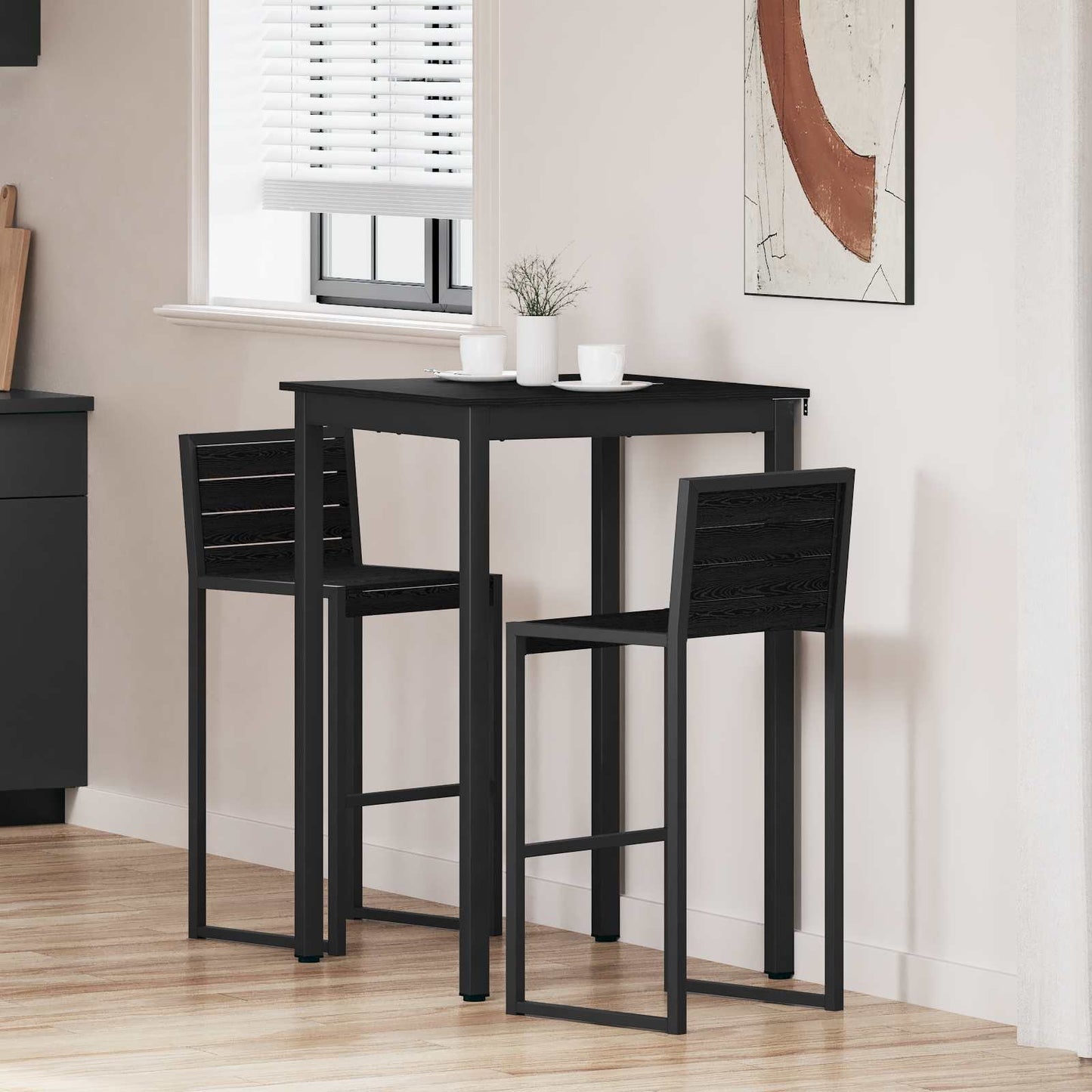 vidaXL Standing Bar Table Engineered Wood