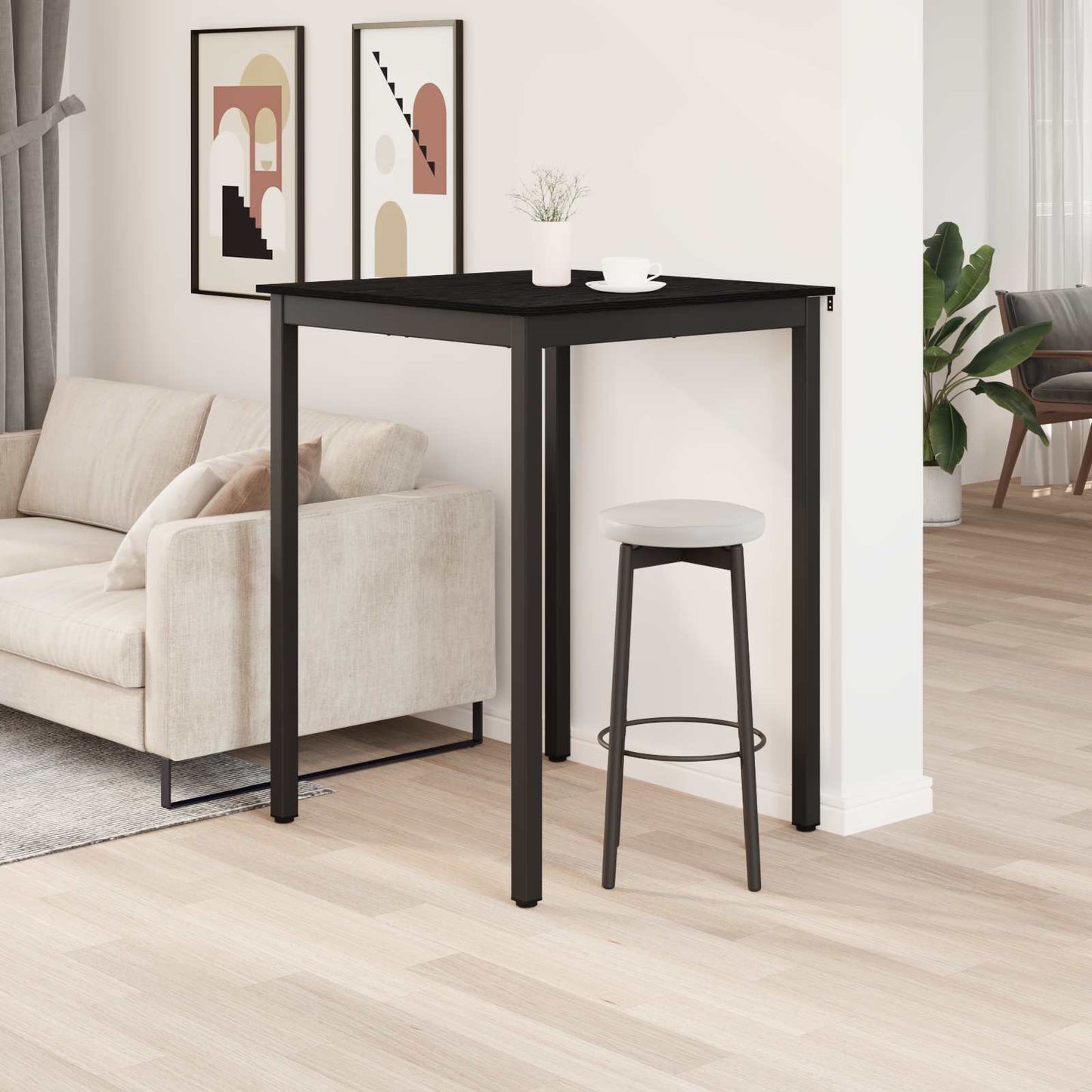 vidaXL Standing Bar Table Engineered Wood