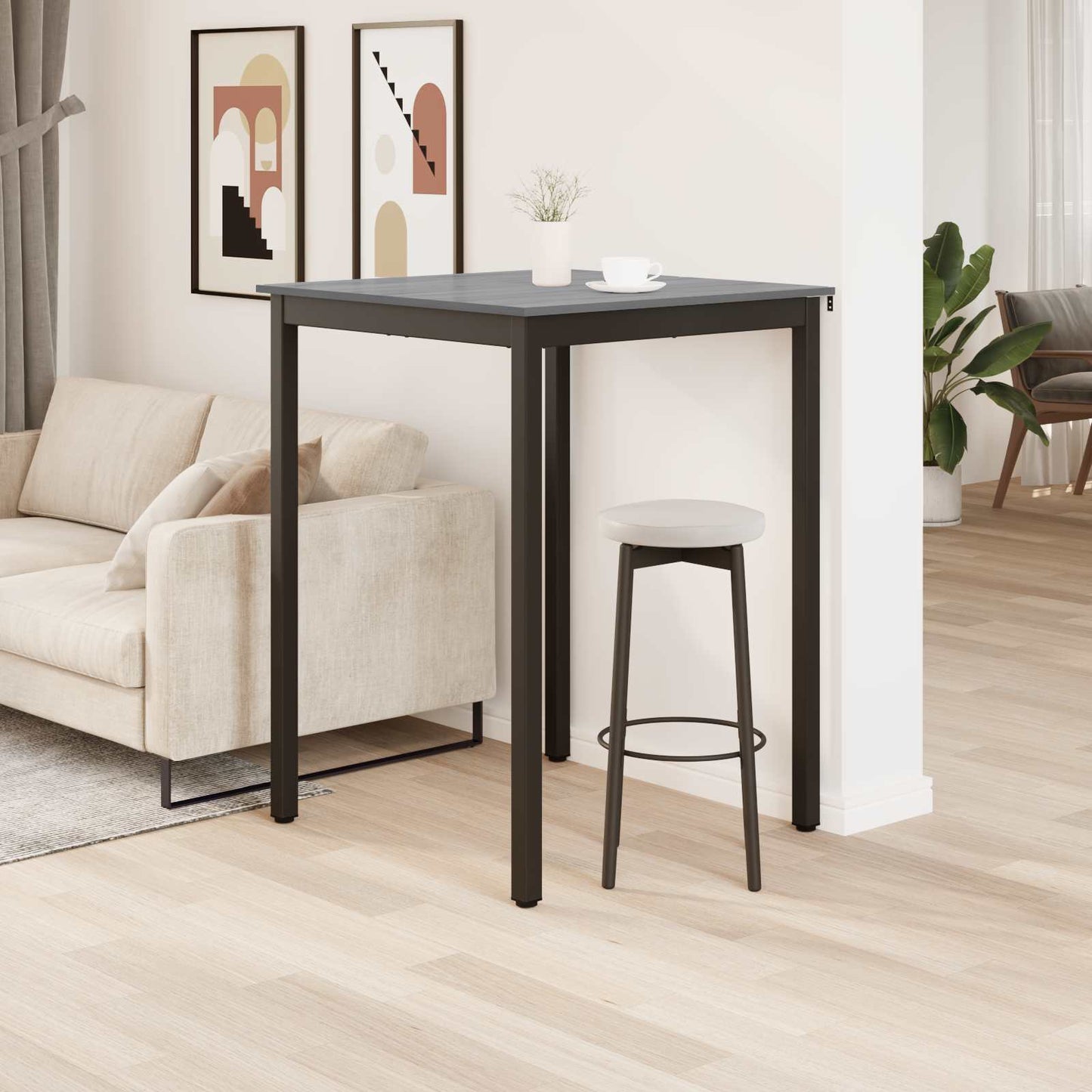 vidaXL Standing Bar Table Engineered Wood
