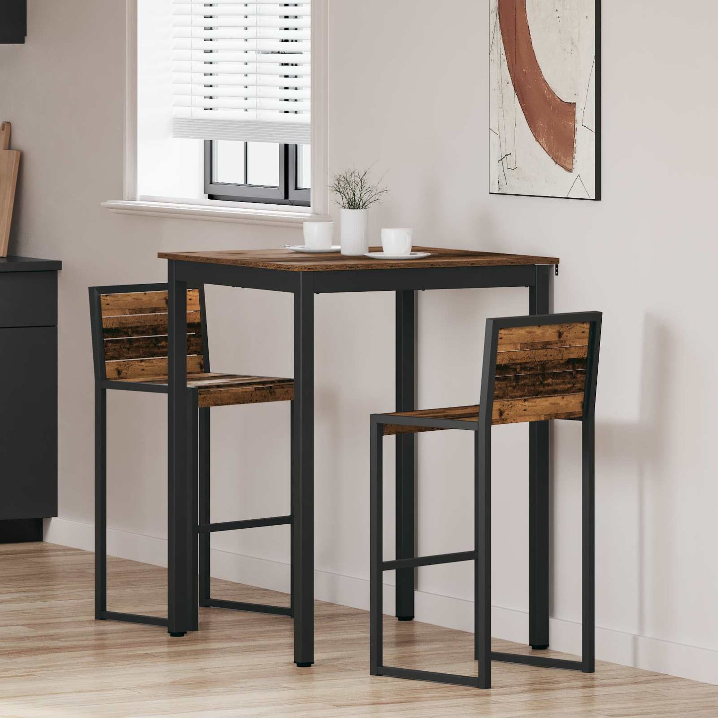 vidaXL Standing Bar Table Engineered Wood