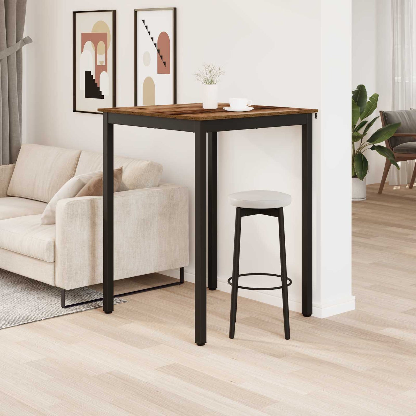 vidaXL Standing Bar Table Engineered Wood