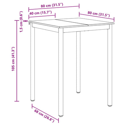 vidaXL Standing Bar Table Engineered Wood