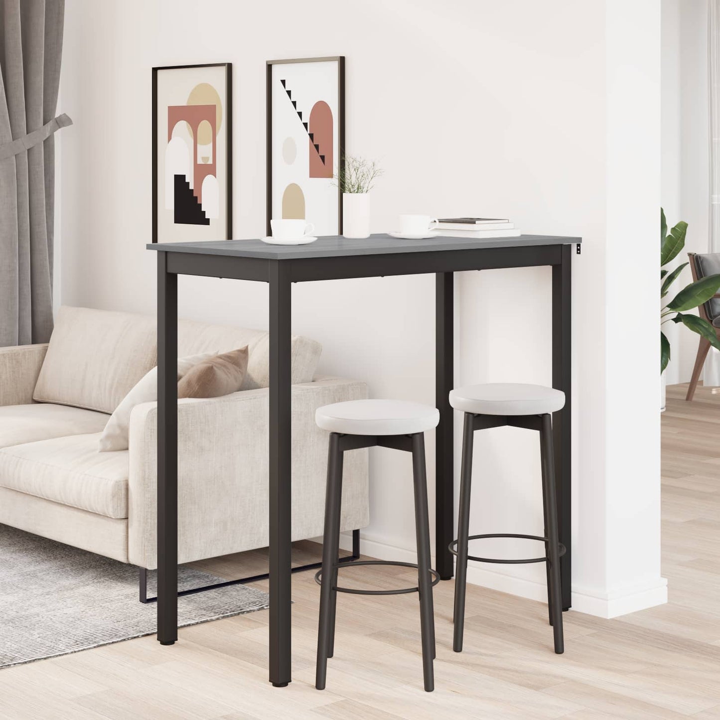vidaXL Standing Bar Table Engineered Wood