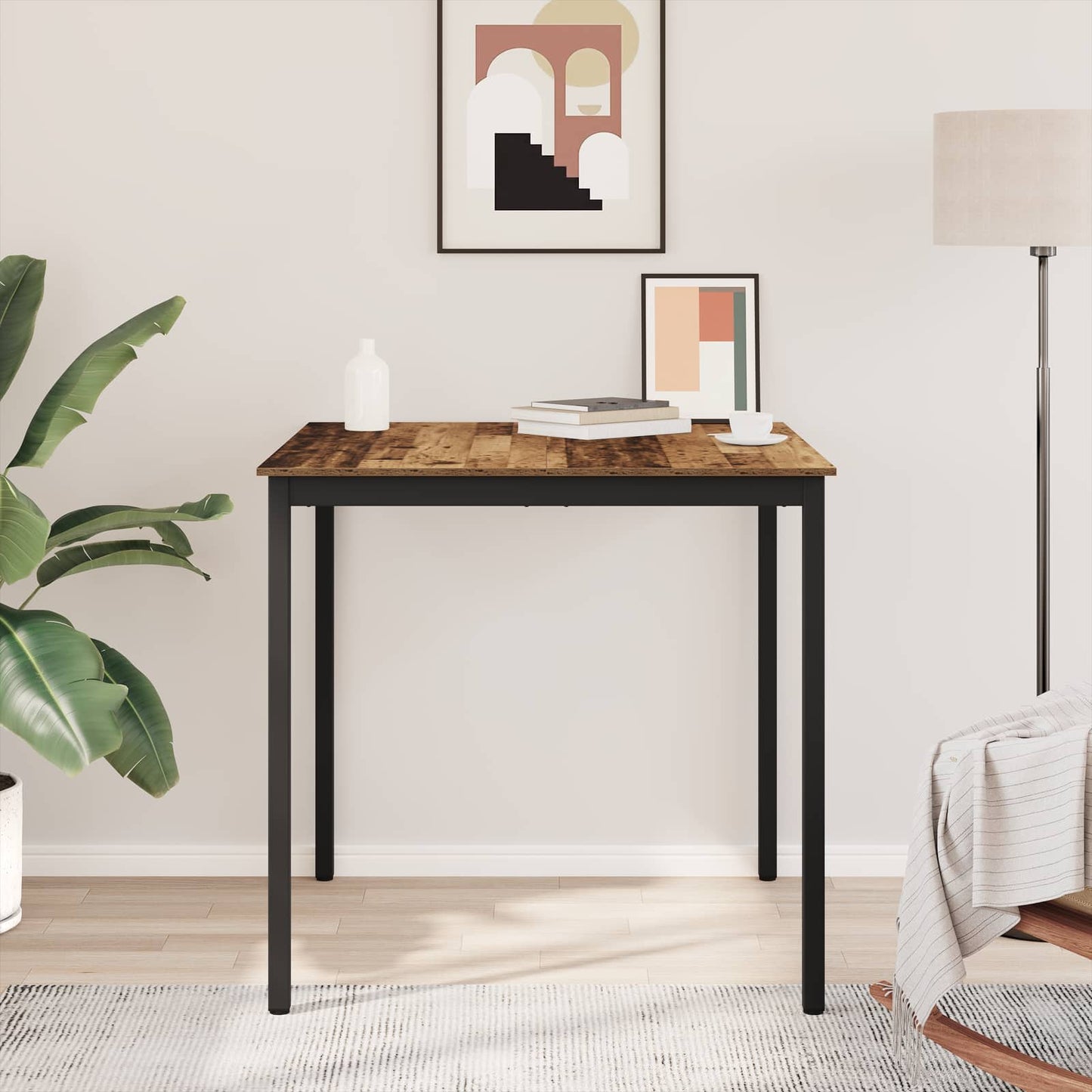 vidaXL Standing Bar Table Engineered Wood