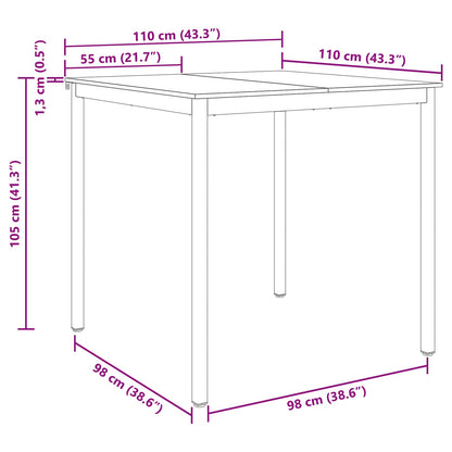 vidaXL Standing Bar Table Engineered Wood