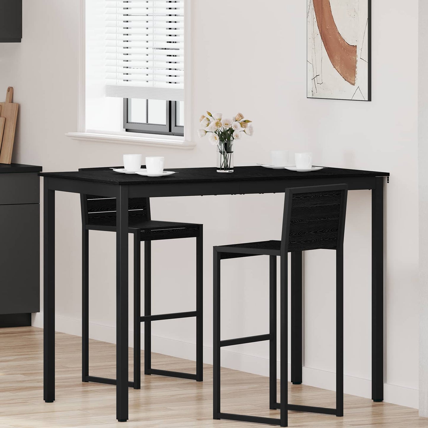 vidaXL Standing Bar Table Engineered Wood
