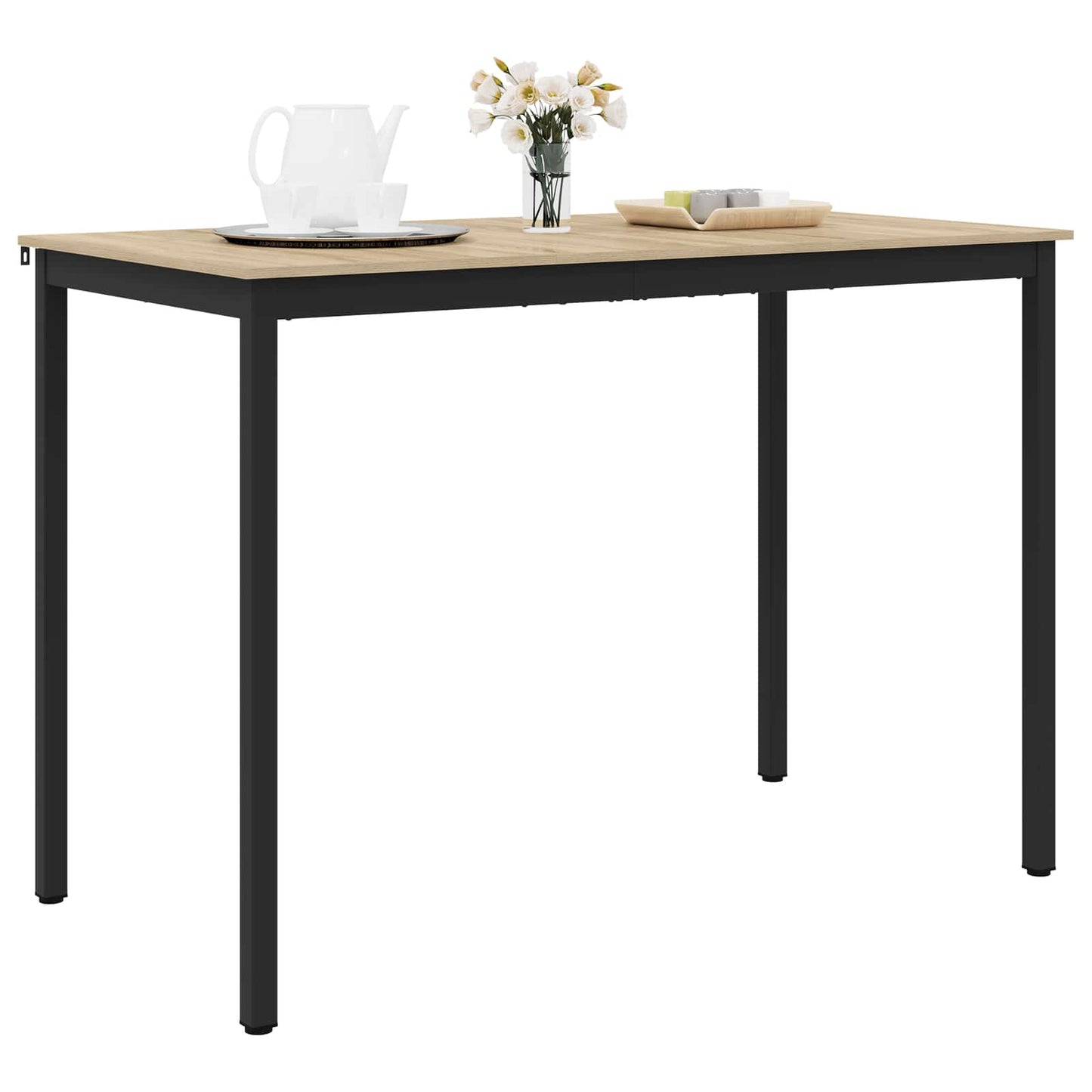vidaXL Standing Bar Table Engineered Wood Rectangular