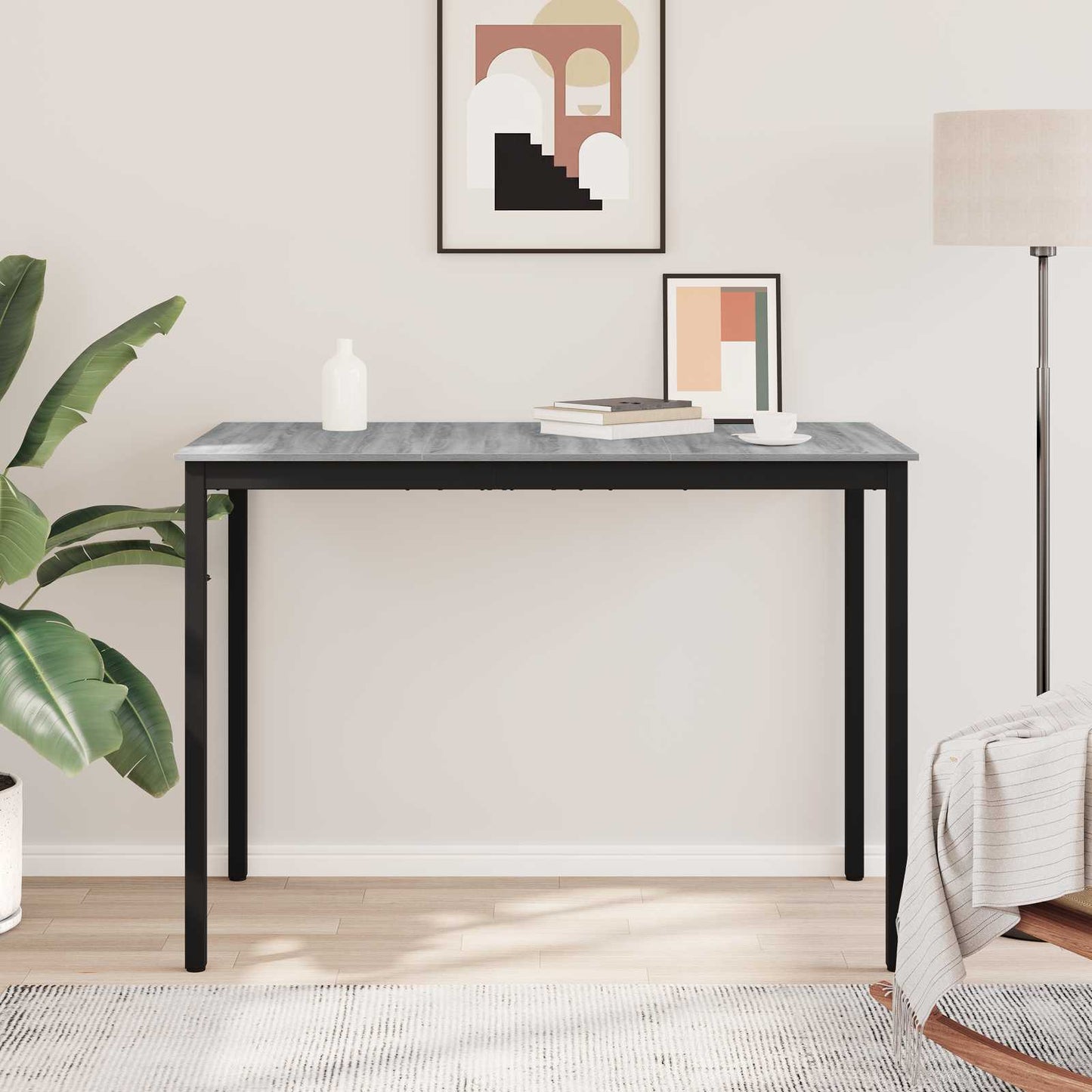 vidaXL Standing Bar Table Engineered Wood