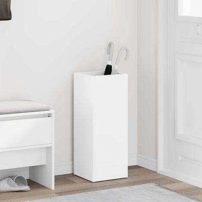 vidaXL Umbrella Stand White 25 x 24.5 x 64 cm Engineered Wood