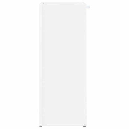 vidaXL Umbrella Stand White 25 x 24.5 x 64 cm Engineered Wood