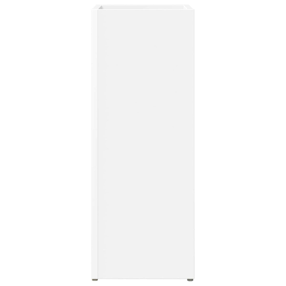 vidaXL Umbrella Stand White 25 x 24.5 x 64 cm Engineered Wood