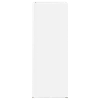 vidaXL Umbrella Stand White 25 x 24.5 x 64 cm Engineered Wood