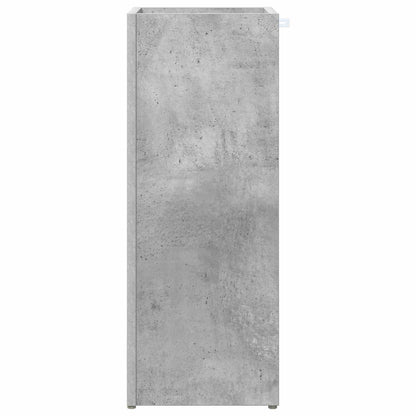 vidaXL Umbrella Stand Concrete Grey 25 x 24.5 x 64 cm Engineered Wood
