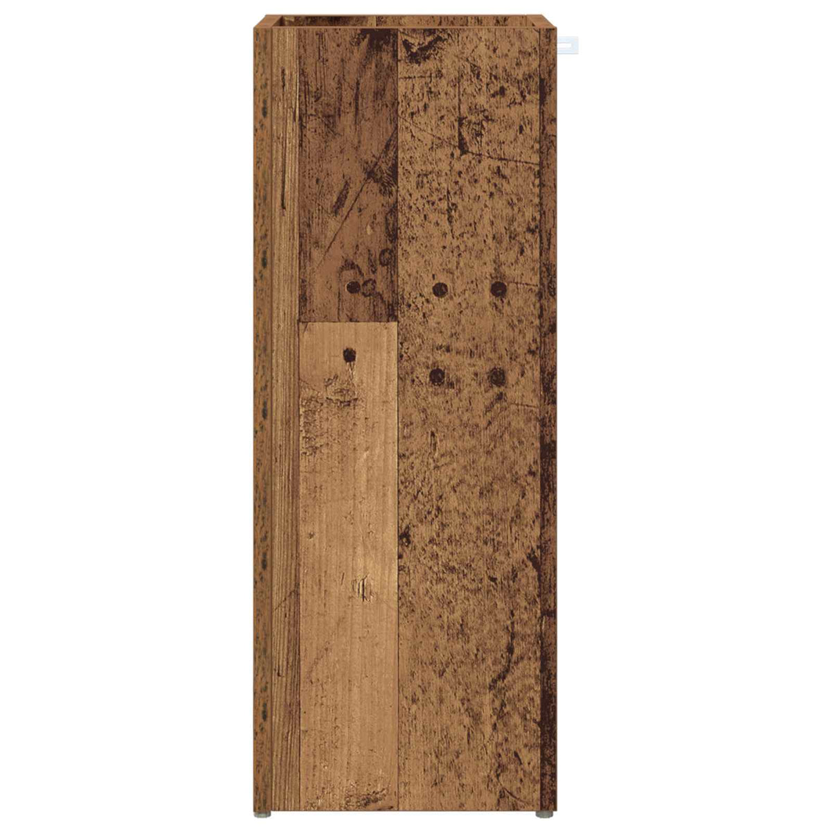 vidaXL Umbrella Stand Old Wood 25 x 24.5 x 64 cm Engineered Wood