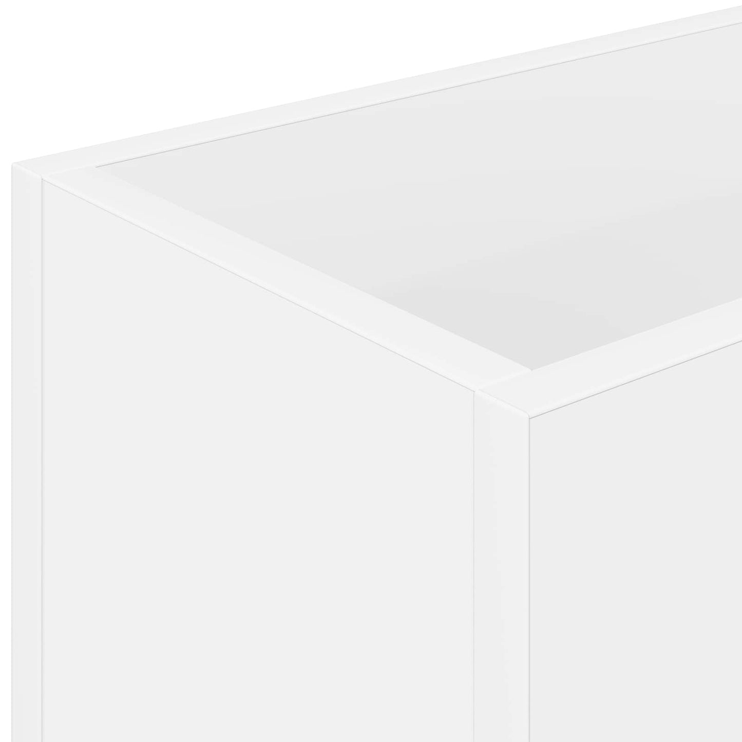vidaXL Umbrella Stand White 40 x 20 x 55.5 cm Engineered Wood