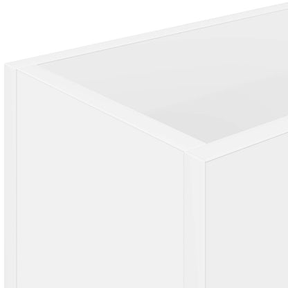 vidaXL Umbrella Stand White 40 x 20 x 55.5 cm Engineered Wood