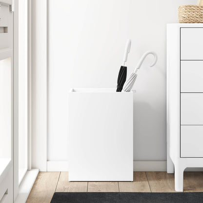 vidaXL Umbrella Stand White 40 x 20 x 55.5 cm Engineered Wood