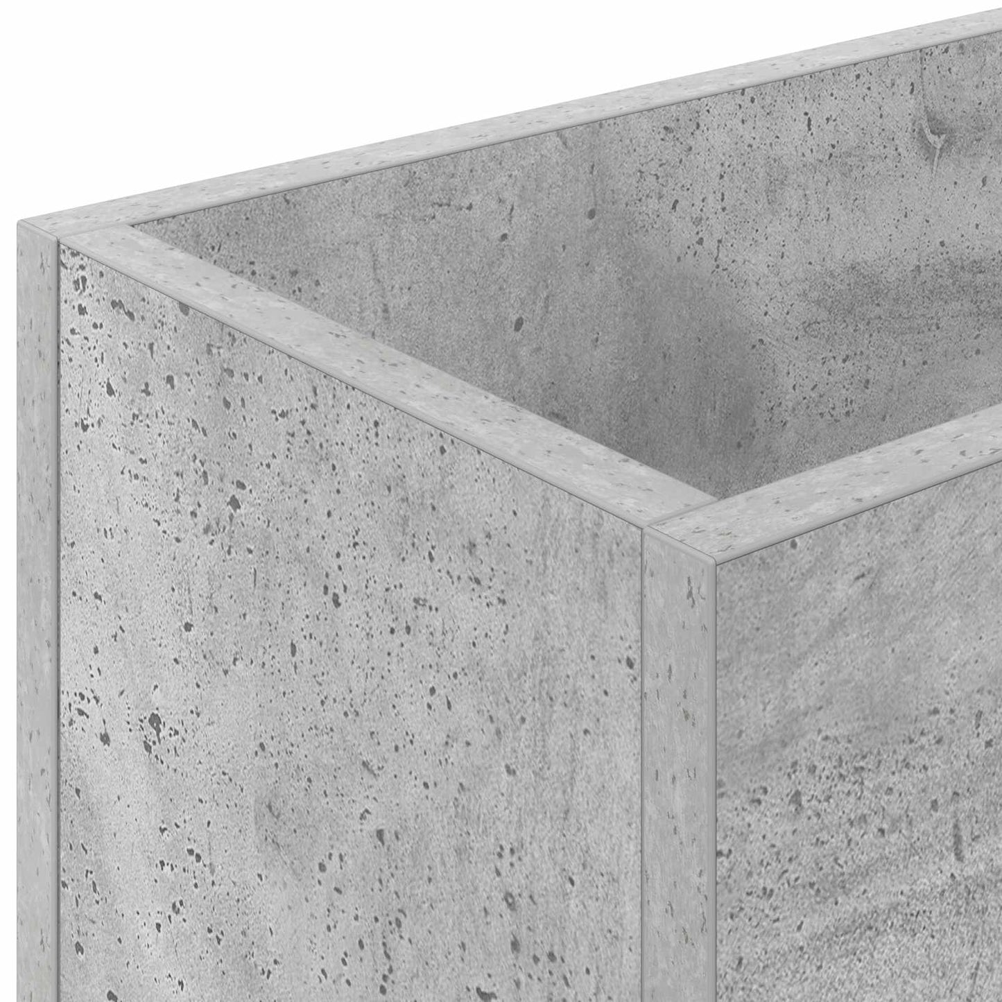 vidaXL Umbrella Stand Concrete Grey 40 x 20 x 55.5 cm Engineered Wood